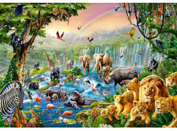 CASTORLAND Puzzle Rieka v džungli 500 dielikov