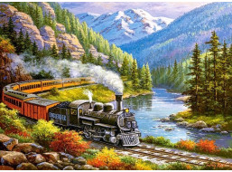 CASTORLAND Puzzle Vlak Eagle River 300 dielikov
