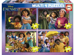 EDUCA Puzzle Encanto 4v1 (50,80,100,150 dielikov)