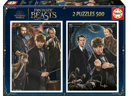 EDUCA Puzzle Fantastické zvieratá 2x500 dielikov