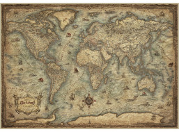 EDUCA Puzzle Mapa sveta 3000 dielikov