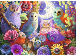RAVENSBURGER Puzzle Nočné sovy EXTRA 300 dielikov
