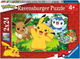RAVENSBURGER Puzzle Pokémon 2x24 dielikov