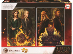 EDUCA Puzzle Rod Draka 2x500 dielikov