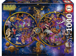EDUCA Svietiace puzzle Súhvezdie 1000 dielikov