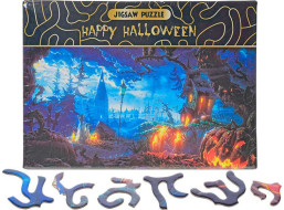 Puzzle Happy Halloween: Tekvicová záhrada 468 dielikov