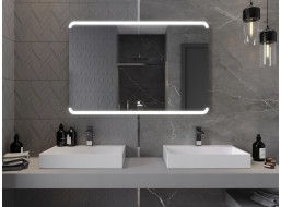 Obdĺžnikové zrkadlo MEXEN NIDA 120x100 cm - s LED podsvietením a vyhrievaním, 9806-120-100-611-00