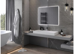 Obdĺžnikové zrkadlo MEXEN SUN 100x80 cm - s LED podsvietením a vyhrievaním, 9807-100-080-611-00