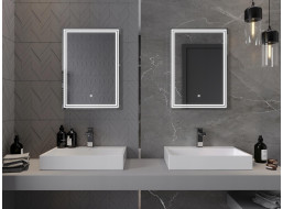 Obdĺžnikové zrkadlo MEXEN TACO 50x70 cm - s LED podsvietením a vyhrievaním, 9805-050-070-611-00