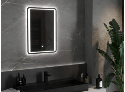 Obdĺžnikové zrkadlo MEXEN ZUSA 50x70 cm - s LED podsvietením a vyhrievaním, 9808-050-070-611-00