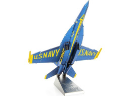METAL EARTH 3D puzzle F, A-18 Super Hornet - Blue Angels (ICONX)