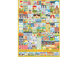 COBBLE HILL Puzzle Domov, sladký domov 1000 dielikov