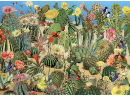 COBBLE HILL Puzzle Kaktusová záhrada 1000 dielikov