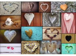 GRAFIKA Puzzle Koláž - Láska 1000 dielikov
