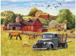 COBBLE HILL Puzzle Letné popoludnie na farme XL 275 dielikov