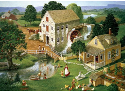 COBBLE HILL Puzzle Mlyn The Four Star 1000 dielikov