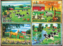COBBLE HILL Puzzle Priatelia z vidieka XL 275 dielikov