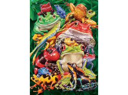 COBBLE HILL Puzzle Žabí biznis 1000 dielikov