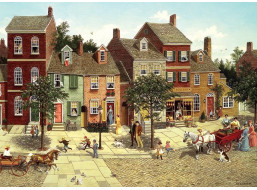COBBLE HILL Puzzle Zákruta na námestí 1000 dielikov