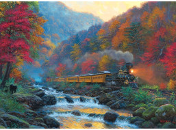 COBBLE HILL Puzzle Parný vlak 1000 dielikov