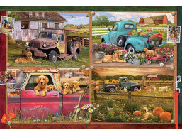 COBBLE HILL Puzzle Psí život 2000 dielikov