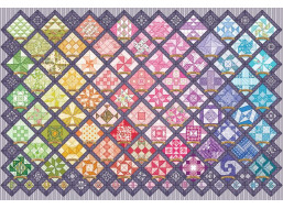 COBBLE HILL Puzzle Vyšívané deky 2000 dielikov