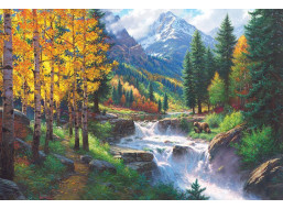 COBBLE HILL Puzzle Vznešená hora Rocky Mountain 2000 dielikov