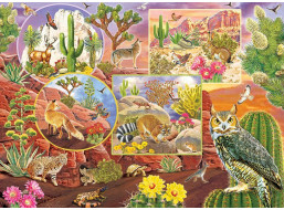 COBBLE HILL Rodinné puzzle Kúzlo púšte 350 dielikov