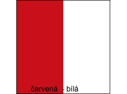 Farebné prevedenie - červená/biela