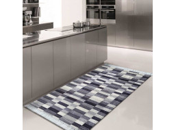 Kusový koberec BIANCA tiles - odtiene šedej