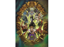 CLEMENTONI Puzzle Disney 100 rokov: Zloduchovia 1000 dielikov