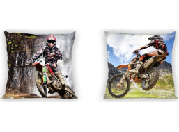 Obliečka na vankúš MOTOCROSS - 40x40 cm