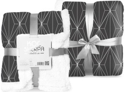 Deka prehoz SHERPA 150x200 cm - Diamanty - šedá