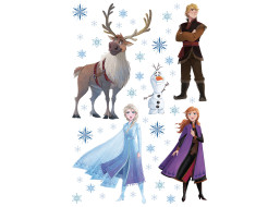 Detská samolepka FROZEN 2 kreslené 42,5x65 cm