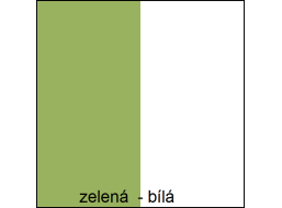 Farebné prevedenie - zelená / biela