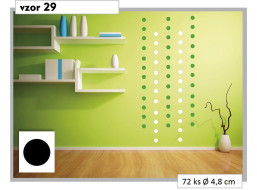 Samolepky DECOR COLOR vzor 29 - bodky