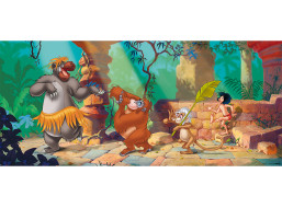 Detská fototapeta DISNEY - Kniha džungľou - 202x90 cm