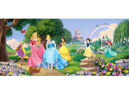 Detská fototapeta DISNEY - Princezné v parku - 202x90 cm