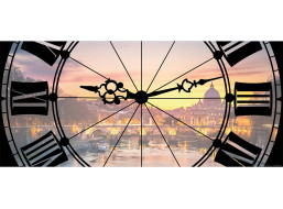 Moderné fototapety - Hodiny - 202x90 cm