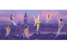 Detská fototapeta DISNEY - Víly v Londýne - 202x90 cm