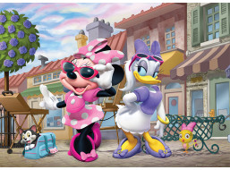 Detská fototapeta DISNEY - Minnie a Daisy - maliarky - 155x110 cm