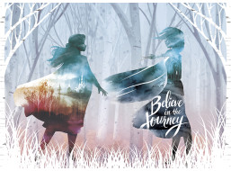 Detská fototapeta DISNEY - FROZEN - ver vo svoju cestu - 155x110 cm