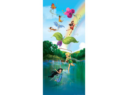 Detská fototapeta DISNEY - Víly a dúha - 90x202 cm