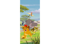 Detská fototapeta DISNEY - Kion a kamaráti - 90x202 cm