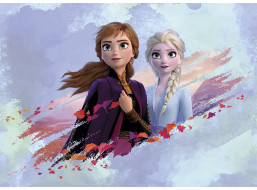 Detská fototapeta DISNEY - FROZEN - Elsa a Anna spolu - 155x110 cm