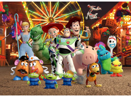 Detská fototapeta DISNEY - Woody a kamaráti 2 - 155x110 cm