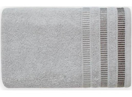 Osuška GITA 70x140 cm - strieborná