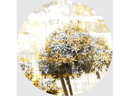 Moderné fototapety - Abstrakcia kvety - guľatá - 140 cm