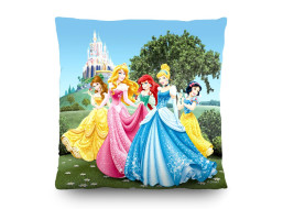 Detský vankúšik DISNEY PRINCEZNY 40x40 cm