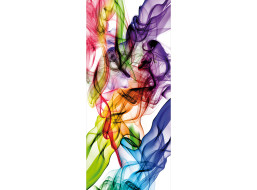 Moderné fototapety - Tečúci farebný dym - 90x202 cm